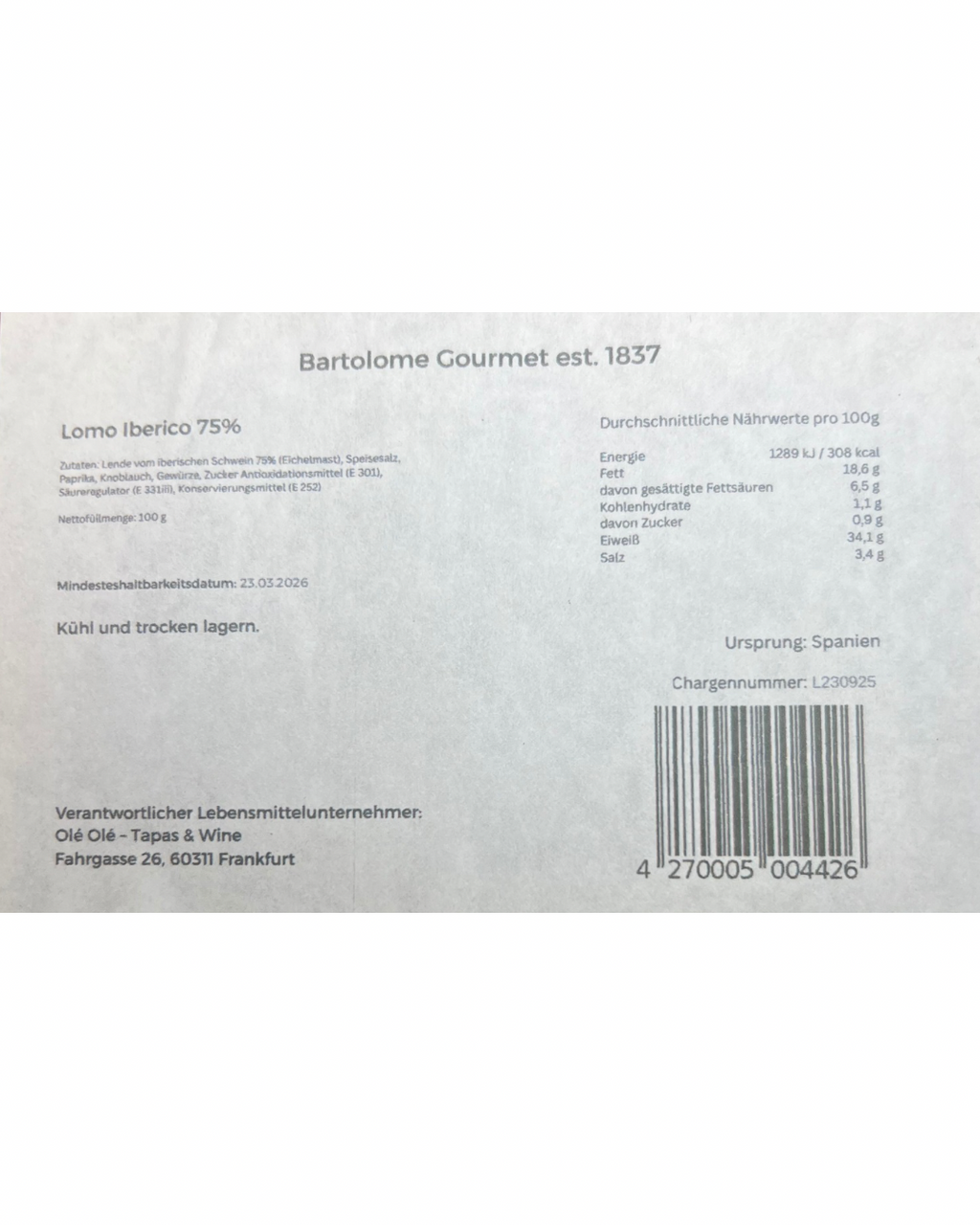 Luxus Box - Jamon de Reyes